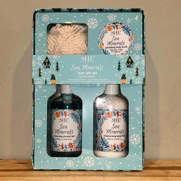 SHE OM AROMATHERAPY Other - SHE OM AROMATHERAPY SEA MINERALS LUXE GIFT SET. LIMITED EDITION. BRAND NEW!!